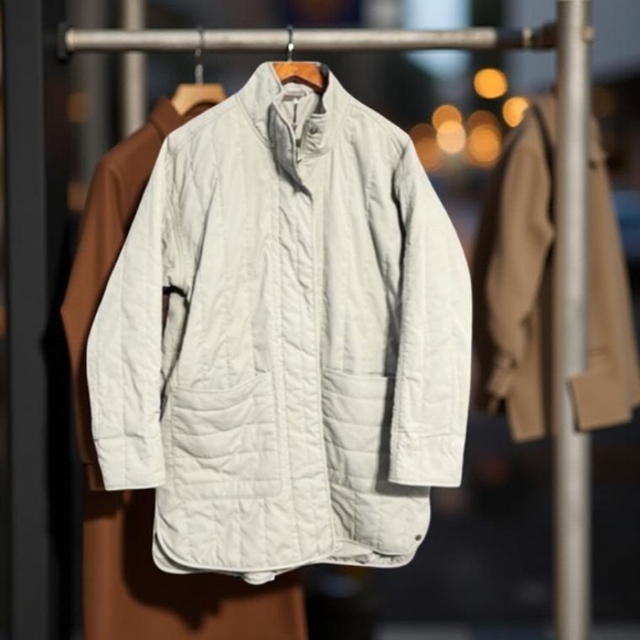 Calia quilted jacket (sage green) fully lined Medium NWT